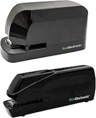 EcoElectronix Electric Stapler Bundle, Heavy Duty 45-Sheet Heavy Pro + Portable Automatic 30-Sheet Stapler, Quiet Operation, Jam-Free, Easy Reload, AC Adapter & Battery Office Set