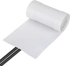 Carpet Cord Cover, Floor Cable Protector, Strip Wire Protector & Cable Management for Homes & Office, 4 Inch x 3.3 FT (White)