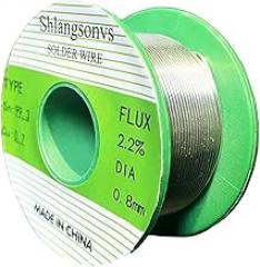 Lead Free Solder Wire Sn99.3 Cu0.7 Tin Wire Rosin Core Flux Content 2.2% Flow Well Electronics Soldering Wire (20g/0.7oz, Wire gauge 0.8mm/0.031in)