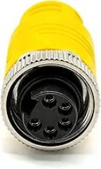 Marine NMEA 2000 Female Terminator, M12 5 Pin Female Connector, 120 Ohm Termination Resistor, IP67 Waterproof Marine Grade, for NMEA 2000 Backbone Branch Lines Boat Marine Electronics