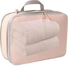 Compression Bag - Vacuum Compression Storage Bags, Space Saver Travel Bags | Waterproof Organizer for Clothing Laundry Toiletries Garments Electronics Gym Trips Camping Business Luggage Suitcase