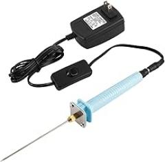 YaeTek Foam Electric Cutting Machine Pen, 100-240V/15W Craft Hot Knife Styrofoam Cutting Pen with Electronic Voltage Transformer Adaptor (1PC 10CM)