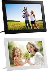 High Definition Digital Frame Electronic Album Photo Support Music Movie Player Clearer (Black and White)