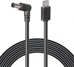 90 Angled Charging Cable Power Cord 5.5x2.1mm for Streaming Devices Printers 3A Fast Multiple Voltages Option Cable for Electronics