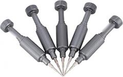 Precise Set, 5 Pcs 360 Rotating Cap Electronics with Noise Reducing Bearing, Mg Silicon Alloy, for Watch Camera Laptop Phone Repair