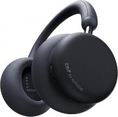 CMF by Nothing Headphone Pro Active Noise Canceling Wireless Headphones Bluetooth 5.4 Over The Ear Headset, 50H ANC Playtime, Bass&Treble Slider, Custom EQ&Spatial Audio, Hi-Res LDAC, Dark Grey