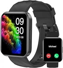 RUIMEN Smart Watches for Men Women (Answer/Make Calls) Compatible with iPhone/Android Phones, 1.85