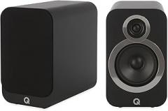 Q Acoustics 3020i Bookshelf Speakers – Carbon Black (Pair)