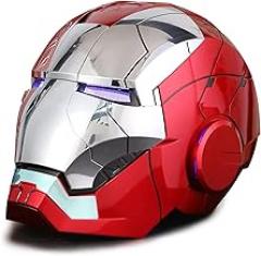 1028 Helmet Man MK5 1:1 Cosplay Mask Electronic Open/Close Voice Control for Adult Helmet Touch Sensor Red