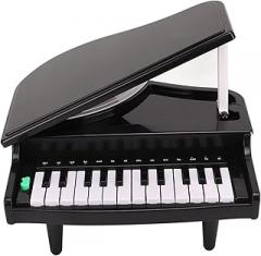 Kids Electronic Piano Toy Black Educational Piano Children Multifunctional Music Learning Toys for 6+ Years Old