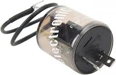 Universal 2Pin Electronic Flasher Relay Durable Material Ideal for LED Turn Signal Lights DC12V for Car Motorcycle