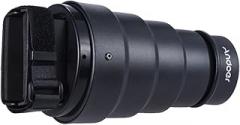Aluminum Flash Snoot with 50 Degree Grid and Color Filters for Photography Oncamera Spotlighting for Portrait and Product