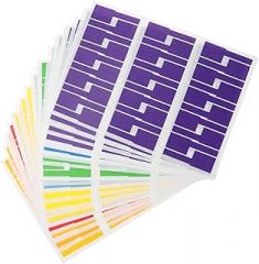 40sheets Oil-Repellent Sticker Labels Wire Tags for Electronics Cable Organize Cable Identifier Cord Labeler