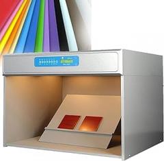 Color Matching Cabinet, Six Light Sources Color Matching Cabinet, Led Light Box Color Matching Cabinet, for Textile Printing and Dyeing Materials, D65, Tl84, F, Uv,Cwf,U30 Six Light Sources
