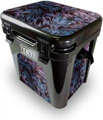 MightySkins Skin Compatible with Yeti Roadie 24 Hard Cooler - Angry Ripple | Protective Viny wrap | Easy to Apply and Change Styles | Made in The USA