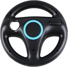 TOOGOO New Black Steering Wheel for Wii Mario Kart Racing Game [Electronics]