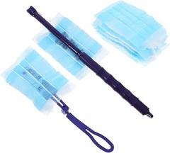 Static Electrostatic Duster Refills 22pcs with Fiber Brush Heads for Household Cleaning, Disposable Replacement for Hand Duster, Suitable for Furniture, Electronics, and Blinds