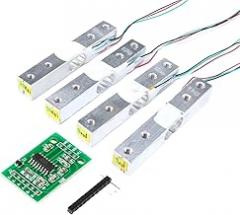 1pc Load Cell 1KG 5KG 10KG 20KG HX711 AD Module Weight Sensor Electronic Scale Aluminum Alloy Weighing Pressure Sensor(HX710B SOP-8)