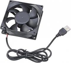 80mm USB 5V High Airflows Cooling Fan for Printer Piece Case Electronics Quiet 2300RPM Heatsink Fan