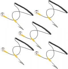 5pcs Anti-Static Grounding Cable Wire with Crocodile Clips for Electronics Protection Prevents Static Discharge and Ensures Safe Work Environment