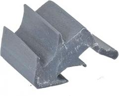 ITW ECPS/ITW 2243356 Rail Tube Stop Rubber for IC Rail Part 29516, Gray