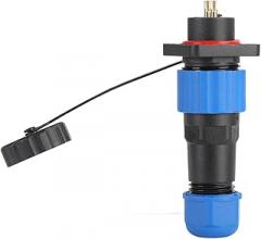 Garosa IP68 Plug Socket for Aviation Plug Connector,Excellent Performance, Widely Used in Various Industrial and Electronic Applications, with IP68 Sealing, Without Leakage (2 cores (380V 10A))