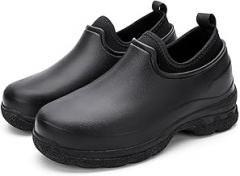 Non Slip Work Shoes for Men Food Service Restaurant Waterproof Chef Shoes Restaurant Kitchen Outdoor Activities