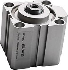 Bettomshin 1Pcs 50mm Bore 30mm Stroke Pneumatic Air Cylinder, Double Action Aluminium Alloy 1/4PT Port Caliber Fitting MAL50x30 for Electronic Machinery Industry