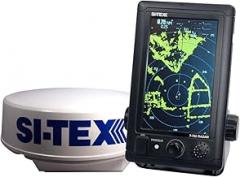T-760 - Aftermarket Replacement Compact Color Radar with 4kw 18 Inch Dome - 7 Inch Touchscreen Compatible with SI-TEX