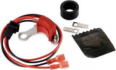 Electronical Electronic Ignition Kit (Negative Earth) For Bosch 4 Cyl 2-Piece Left Hand Points Distributor Classic