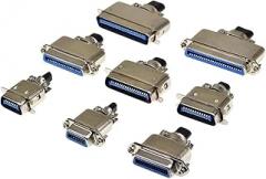 1PCS 57 Series Centronics C0innector Male Female CN14/24/36/50P Ribbon Computer Printer Cable Mount Adaptiers with Mental Cover New 2026 High for Reliable Electronic Component