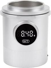 Coffee Scale Cup, Stainless Steel Machine Accessory Electronic Powder Dosing Cup Coffee Measuring Container for Press General Kitchen Use