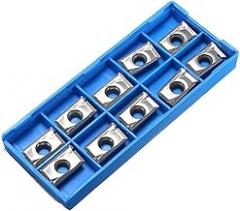 for 10pcs APMT1604PDER-MA3 H01 Carbide Inserts for Aluminum Milling, Indexable Cutter with High Grip and Wear Resistance, Compatible with APKT1604