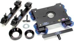 Dana Dolly Universal 150mm Kit, Includes 2X Universal Track Ends, Center Support, 1-100mm Ball Adapter, 1-150mm Ball Adapter, 3