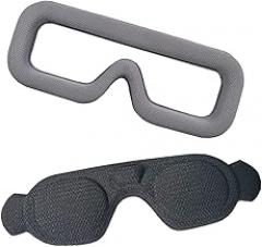 Foam Pads Compatible with SKYZONE 04X SKY03 FPV Goggles V2 Glasses Sponge Eye Pad for RC Drone Flight Comfortable Eyeglasses Parts Accessories (Grey Set)