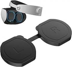 KingSpec PSVR 2 Lens Protector Cover, Washable Silicone Protective Lens Cover Black for PS VR 2 with Dust-Proof and Anti-Scratch, PSVR 2 accessories Compatible with Playstation VR 2 Headset