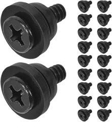 POPETPOP 20pcs Hard Drive Screws Shock Absorption Mounting Screws for 3.5-inch Mechanical Hard Disk Computer Case Electronic Repair PC Accessories