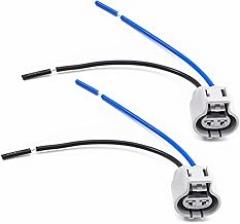 Cooling Electronic Fan Controller Plug Connector, Female Wiring Harness Adapter Plug Compatible for RAV4, 2PCS