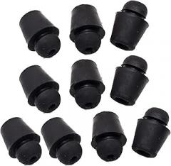 10Pcs Car Door Shock Absorbing Gasket Black Rubber Pads Car Door Dampers Sticker Car Door Accessories car Buffer Cushion Accessories