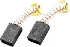 2pcs 5mm x 12mm x 19mm Carbon Brush - For Generic Electric Motor - With Spring Coil Copper Wire Electrical Spare Part Angle Grinder Cutting Machine Brushes Replacement Electronic Power Tool