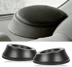 PIT66 Universal Angled Speaker Enclosures Boxes Surface Mount Compatible with Rear Deck Or Door Auto Boat Speaker Pod Spacer, 2 PCS Install 6