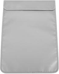 Fireproof Document Storage Bag, Waterproof Zipper Foldable Organizer, 38 x 28cm - Heat Up to 1000℃, Secure Carry for Valuable Files and Electronics