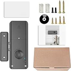 1/2 IC Cards Smart Home Invisible Door Lock IC Card One Click Unlocking Electronic Knob Indoor and Outdoor Anti Theft Door Lock(Includes a Card)