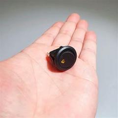 Micro Switches Rocker Switch 4pcs12v / 220V 3-pin 4-Color cat Eye Mini Switch with LED Light Toggle Rocker Switch Ship/car/Home/Industrial SPST Electronics ( Color : 4pcs Yellow , Size : 220V )