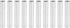 10PCS 0.2in Aluminum Alloy Round Standoff, Aluminum Alloy Thread Spacer, Wear Resistance Connecting Column for Electronics Machinery (Length 34mm)