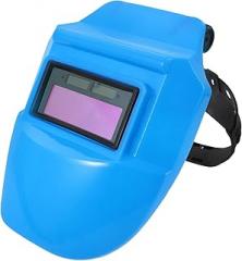 Generic Welding Helmet Auto Darkening Large Viewing Screen Solar Power Welding Mask Hood for TIG MIG ARC Welder Hood Welder Mask, 25.50X20.00X5.00CM, Blue, 165H216H999REU01Y01