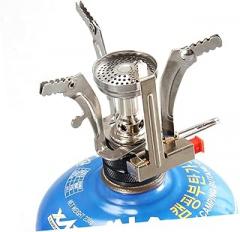 Mini Stove for Hiking Foldable Picnic Stove Head Portable Furnace End Electronic Ignition