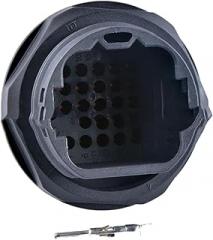 25 Pin Male Female Type Waterproof Automobile Connector Electronic Plug 132025-005 132025-004(Male)