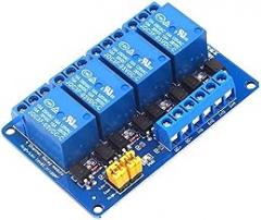 24V Relay Module, 4 Channel Relay, high Low Level Trigger, optocoupler Isolation, Compatible, Raspberry Pi Compatible, Electronic Control, Automation