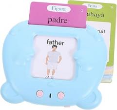 Angoily Toddler Reading Card Device Portable Early Education Toy Cognitive Learning Machine for Kids Audio Features